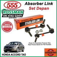 HONDA ACCORD TAO ORIGINAL 555 ABSORBER LINK DEPAN (2PCS)