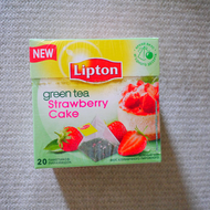 俄國帶回→立頓草莓蛋糕綠茶