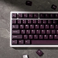Vior Glitter Purple Translucent Keycaps PBT Double shot Keycaps set for for MX Switches Mechanical K