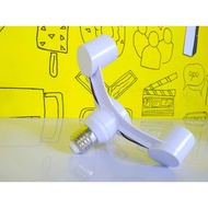 E27 Fitting 3 Branch Studio Light Bulb - EEE3342A - White