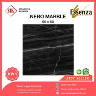 Granit Hitam/Granit Motif Marble/ Granit ESSENZA Nero Marble 60x60 KW1