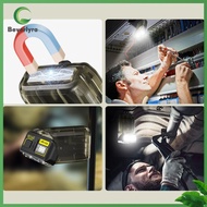 Bv✿  LED+COB Mini Keychain Flashlight Type-C Rechargeable Hat Clip Light Waterproof Bright Torch 380