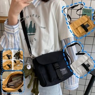 Japanese Style Canvas Art Shoulder Bag Messenger Bag Mail Bag Mail Bag Fashion Leisure Handbag For M