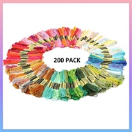 Colorful Embroidery Floss 200 Skeins Cross Stitch Threads for Cross Stitch Hand Embroidery String Art SHOPCYC5370