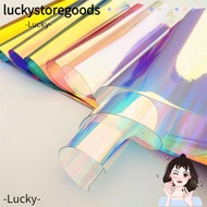 LUCKYSTOREGOODS Iridescent Film, Transparent 20*95CM Rainbow Film Vinyl, DIY Candy Color Shiny Tarpa