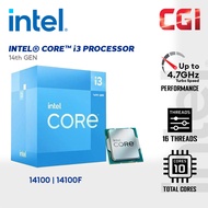 Intel Core i3-14100 / 14100F 4 Cores 4.7GHz 12M Cache LGA1700 Processor