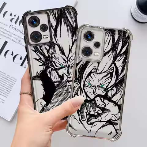 Dragon Ball Goku Vegeta Case for Xiaomi Redmi K80 Pro A3X A3 13C 14C K80 5G A5 Soft Phone Cover