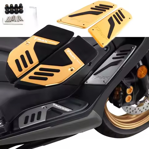 Motorcycle CNC Front Rear Footboard Foot Peg Footrests Steps For YAMAHA TMAX 530 TMAX 560 T-MAX 530 