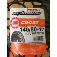 2026 Corsa Cross S 140/80-17 tyre tubeless tayar tubeless