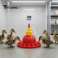 [Available] Avian Waterer Clear Hose Avian Drinker Round Basin Water Dispenser for Chicks
