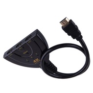New Xon Kabel Hdmi 3In1 Switcher Switch Cabang 3 Port Splitter 4K