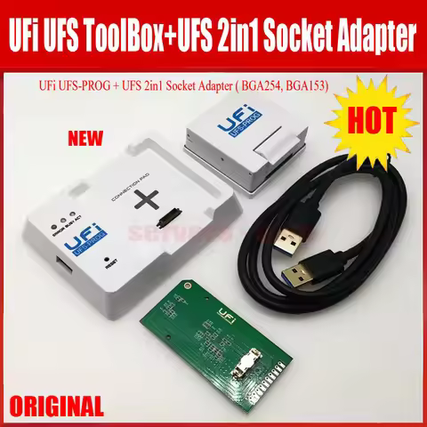 2025 newest version UFI UFS-PROG UFS upgrade kit ufi box support for ufs254 ufs153