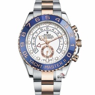 【大眾名錶】ROLEX 勞力士 116681 Yacht-Master II 18K玫瑰半金 玫瑰金大遊艇 2021/09 大眾名錶B1225