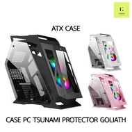 ส่งฟรี mATX CASE (NP) TSUNAMI MINI VISION GAMING BLACK WHITE เคส เคสPC PC casepc สีดำ สีขาว ดำ ขาว A