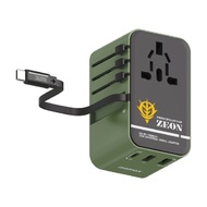 Momax 1-World+ 70W GaN 3-Port w /Built-in USB-C Cable +