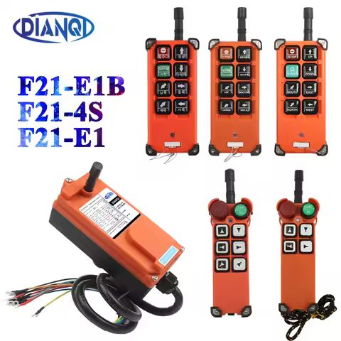 DC12V 24V Wireless Industrial remote controller switches Hoist radio Control Crane switch F21-4S F21