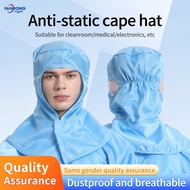 Anti-static work cap, cape hat, cleanroom protective headcover ESD cap