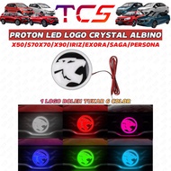 TCS PROTON CAR 3D ALBINO 6 IN 1 LED LOGO ACCESSORIES X90 X70 X50 S70 SAGA PERSONA IRIZ MC2 EXORA