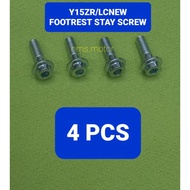 Y15ZR V1, V2/Y16ZR/LCNEW(8mm) FOOTREST BRACKET SCREW/REAR FOOTREST STAY SCREW/SCREW BRACKET FOOTREST