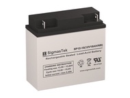 SigmasTek SP12-18NB - 12V 18AH NB SLA Battery - Compatible with: APC RBC7 SUA48XLBP SUA24XLBP SUA500