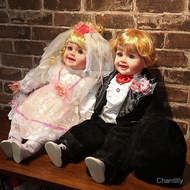 Bantal Pasangan Anak Patung Mainan Mewah Perkahwinan Hadiah Perkahwinan Pasangan Baru