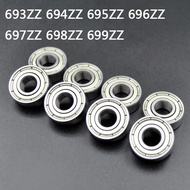Mini Metal Sealed Ball Bearings Set 693ZZ-699ZZ Miniature Bearing For 3D
