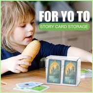 For YOTO Acrylic Wedding Card Box Playing Card Case Large Deck Storage Case with Lid Holder for Game