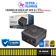 Superflower Leadex III Gold 850W (ATX3.1 +Gen5.1) Power Supply (3Yrs Warranty)
