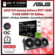 ASUS TUF Gaming GeForce RTX5060 Ti 8GB GDDR7 OC Edition GRAPHIC CARD (TUF-RTX5060TI-O8G-GAMING)