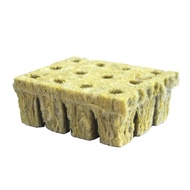 10 pcs Rockwool Cube 3cm x 3cm x 4cm For Hydroponic and Seeding (Medium Semaian Hidroponik Span Sera
