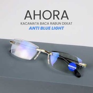 merek Ahora Kacamata Baca Rabun Dekat Frameless Anti Blue Light Glasses Plus 1.5 - 641 toko badarmar
