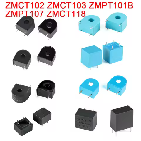 5Pcs/1pc ZMCT102 ZMCT103 ZMPT101B ZMPT107 ZMCT118F/A Precision Phase Voltage Transformer Output Volt