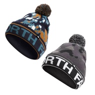 The North Face|Neutral Breathable Double-Layer Thermal Cap/Can Cover Ears Fold Over/Large Fur Ball C