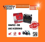 Aki Motor Merk Baole Batteray Power Type GM5Z-3B 7AH 12 Volt 7Ampere