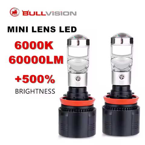 Bullvision H4 LED Projector 60000LM 160W H7 H11 H8 H9 Car Headlight Bulbs 9005 9006 HB3 HB4 9012 Bi 