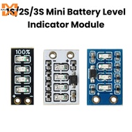 1S/2S/3S Mini Battery Level Indicator Module Lithium Battery Power Indicator Module Mini LED Battery