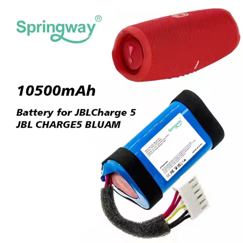 For JBL Charge 5 Charge5 Original Wireless Bluetooth Speaker Battery Replacement Batteries 10500mAh