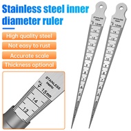 1-15mm Wedge feeler Gap Hole Taper Gauge Stainless Steel Ruler Welding Inspection Taper Gauge Metric