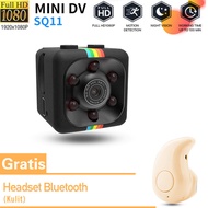 (Gratis Headset Bluetooth S530) Kamera Mini SQ11 MINI DV 1080 P HD IP Kamera Olahraga Mini DV Camcor