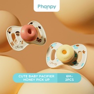 Phanpy Cute Baby Pacifier 2pcs - 0-6m & 6m+