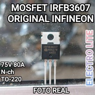 MOSFET IRFB3607 75A 80V Original REPLACEMENTOriginal 80NF70