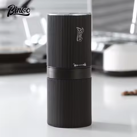 Bincoo Portable Electric Coffee Grinder Rechargeable Adjustable Mini Coffee Machine for Camping Hous