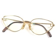 Popular Cartier Trinity Eyeglasses with Logo Hardware, Gold and Bordeaux, 54x15mm, 135° Prescription