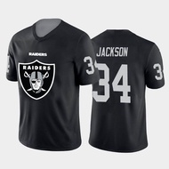 Men 2023 Fashion Team NFL Jersey Raiders #34 Jackson #4 Carr #28 Jacobs Football Jersey