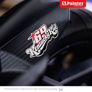 Car Sticker 69 Nick Hayton Motorcycle Decoration Unique Reflective Car Sticker Sticker