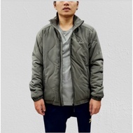 KAPPA Unisex Cotton Coat Jacket (Water Repellent Processing) 321L2CW-640 Army Green