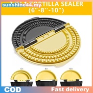 shine 3-in-1 Tortilla Sealer, Tacos Tortilla Crimper Maker, Adjustable Size, For 6"-10" Crust, Make 