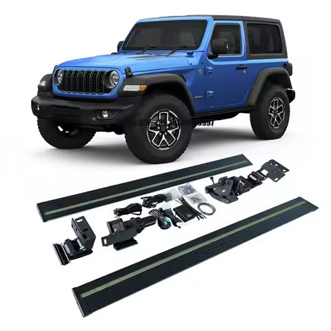 JK Rubicon 2 4-Door Electric Power Running Boards for Jeep Wrangler JL Side Steps