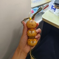 2026 New Style Get Rich Pyrography Creative Wenwan Lucky Gourd Handle Carving Keychain Cute Playing 