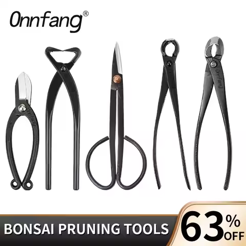 Onnfnag Profissional Root Cutter Bonsai Cutter Concave Edge Scissors Steel Bonsai Tools for Pruning 